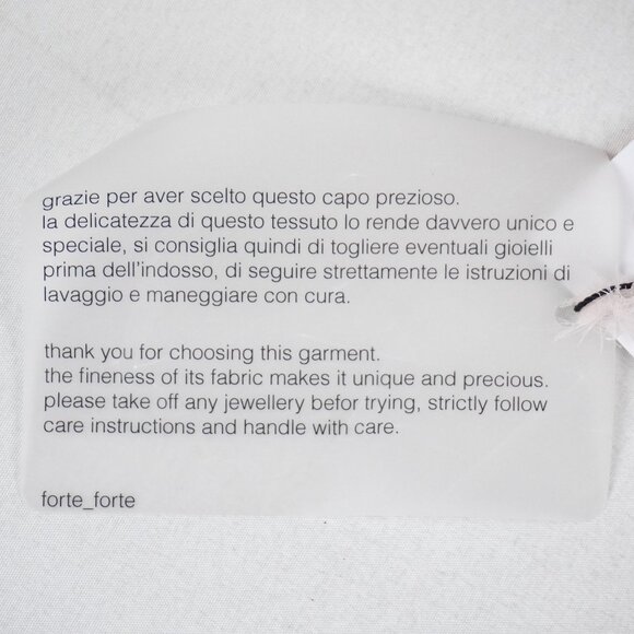 Forte Forte Italy Shining Satin Tank Top in White Size 1 (US Size 4) - NWT - Picture 6 of 7